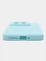 Голубой чехол для Xiaomi 14 ( Сяоми 14 ) силиконовый , прозрачный