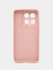 Пудровый чехол для Xiaomi 14 ( Сяоми 14 ) силиконовый , прозрачный