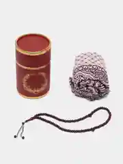 Красный читай-коран / Коврик для намаза и четки подарочные исламские