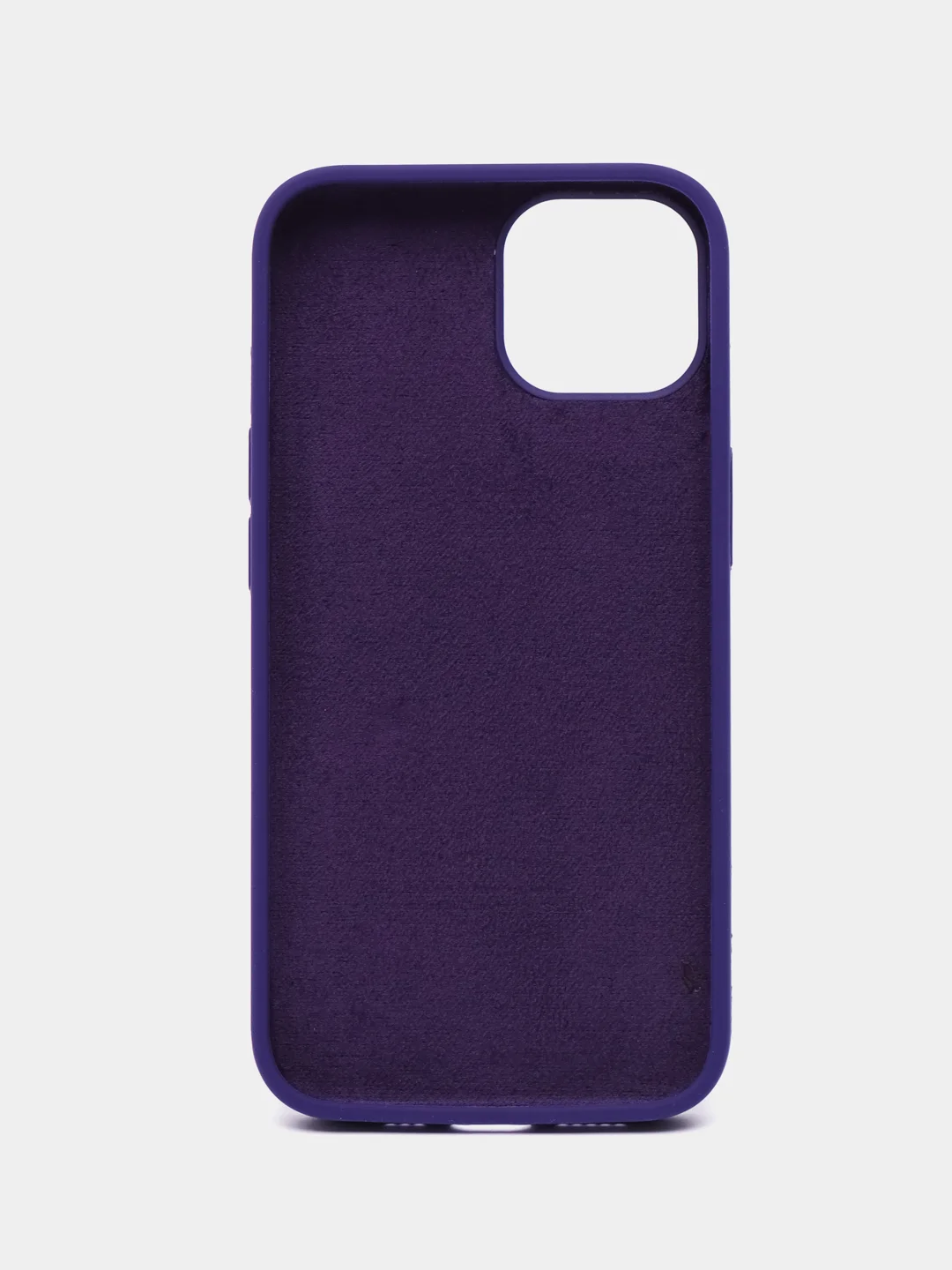 Фиолетовый чехол Silicone Case для iPhone 14, 14 Pro, 14 Plus, 14 Pro Max, с закрытым низом
