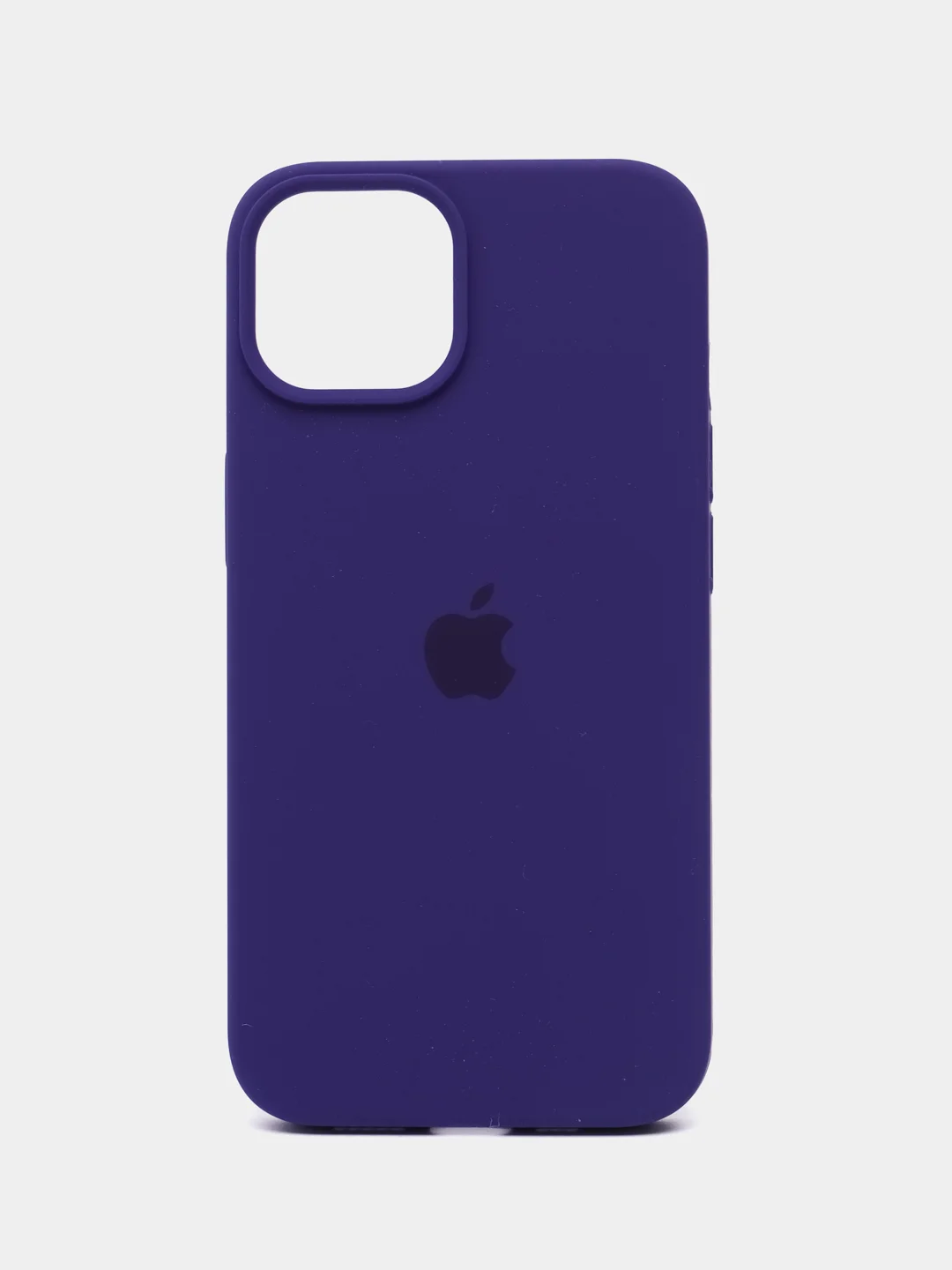 Фиолетовый чехол Silicone Case для iPhone 14, 14 Pro, 14 Plus, 14 Pro Max, с закрытым низом