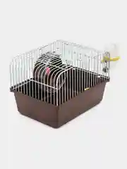 Голубой клетка для хомяка 23х17х26см