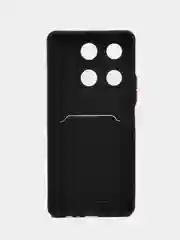 Сиреневый чехол для Infinix NOTE 30 Pro (Инфиникс Ноут 30 про), с карманом для карт