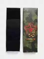 Золотистый хаки подарочный набор носков  для мужчины на 23 февраля