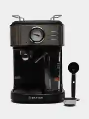 Кофеварка рожковая BRAYER BR1115, 15 бар, эспрессо, капучино, латте