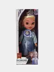 Светло-синий набор Холодное сердце / Музыкальная кукла Эльза Холодное сердце /Набор кукла Эльза и туфли