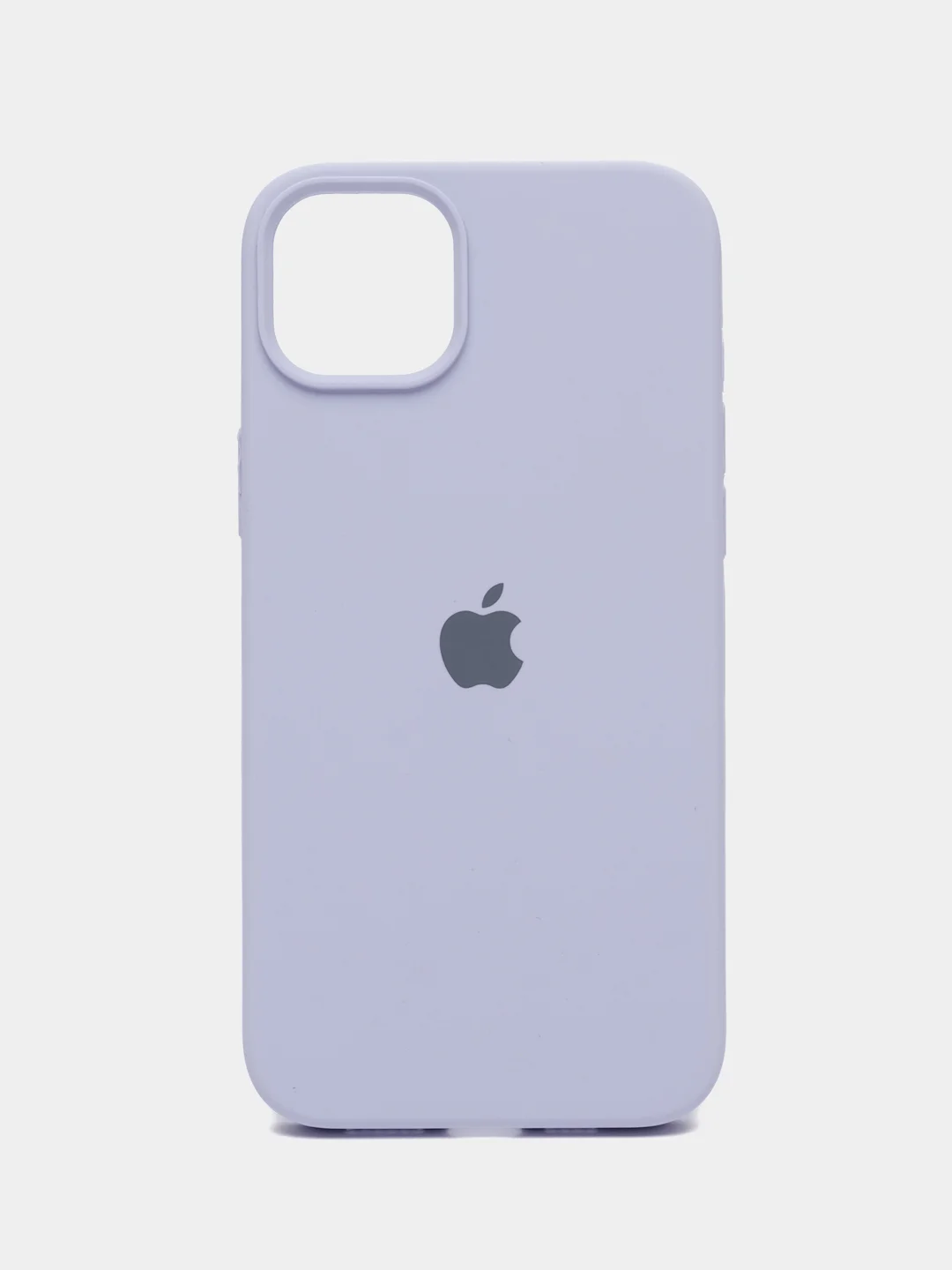 Лавандовый чехол Silicone Case для iPhone 14, 14 Pro, 14 Plus, 14 Pro Max, с закрытым низом