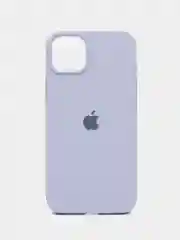 Лавандовый чехол Silicone Case для iPhone 14, 14 Pro, 14 Plus, 14 Pro Max, с закрытым низом