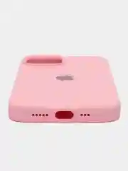 Пурпурный чехол Silicone Case для iPhone 14, 14 Pro, 14 Plus, 14 Pro Max, с закрытым низом
