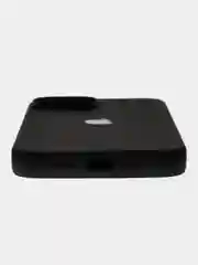Черный чехол Silicone Case для iPhone 14, 14 Pro, 14 Plus, 14 Pro Max, с закрытым низом