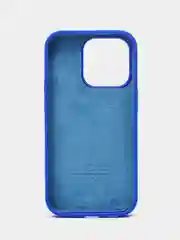 Синий чехол Silicone Case для iPhone 14, 14 Pro, 14 Plus, 14 Pro Max, с закрытым низом