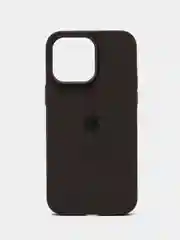 Тёмно-серый чехол Silicone Case для iPhone 14, 14 Pro, 14 Plus, 14 Pro Max, с закрытым низом