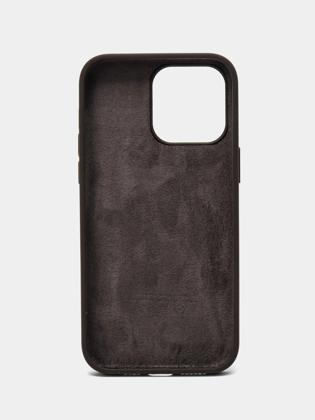 Тёмно-серый чехол Silicone Case для iPhone 14, 14 Pro, 14 Plus, 14 Pro Max, с закрытым низом