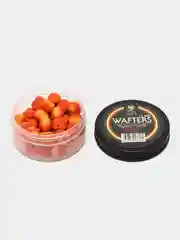 Бойлы нейтральной плавучести Wafters twincolor LION BAITS Клубника - Мед 14мм
