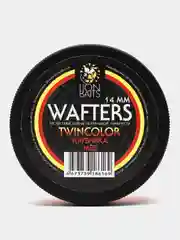 Бойлы нейтральной плавучести Wafters twincolor LION BAITS Клубника - Мед 14мм