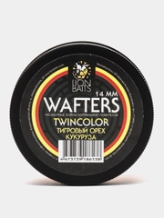 Бойлы нейтральной плавучести Wafters twincolor LION BAITS Тигровый орех - Кукуруза 14мм