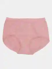Розовый трусы бесшовные, с высокой посадкой, one size 52-60, больших размеров