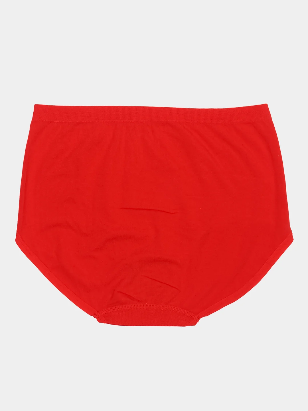 Красный трусы бесшовные, с высокой посадкой, one size 52-60, больших размеров