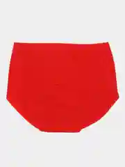 Красный трусы бесшовные, с высокой посадкой, one size 52-60, больших размеров