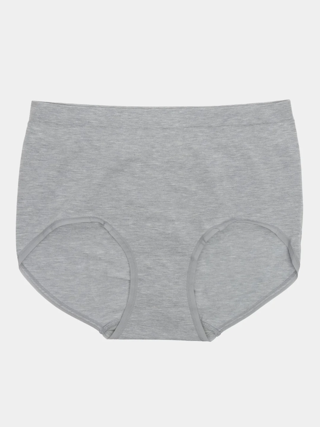 Голубой трусы бесшовные, с высокой посадкой, one size 52-60, больших размеров