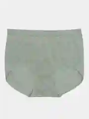 Зеленый трусы бесшовные, с высокой посадкой, one size 52-60, больших размеров