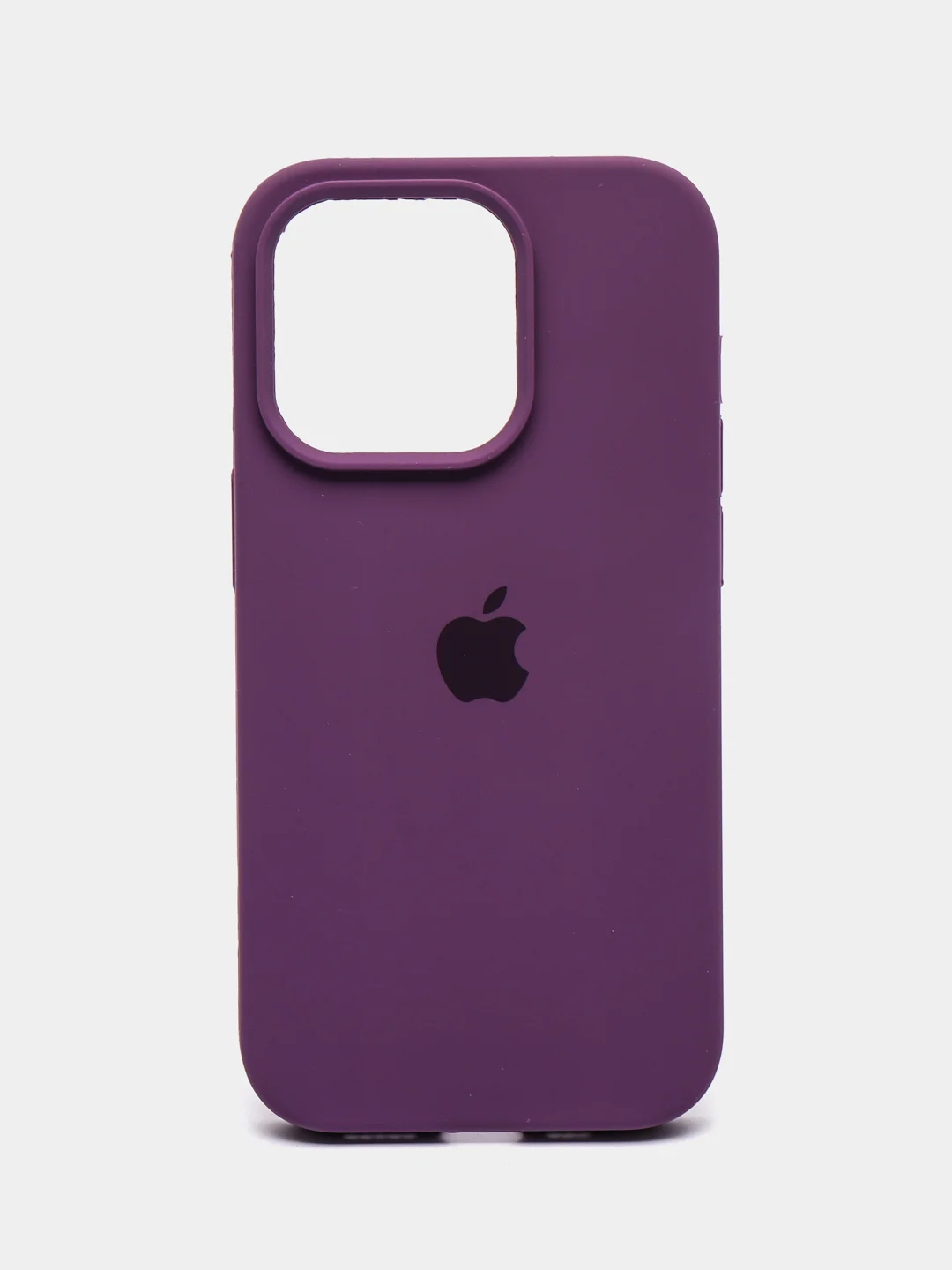 Пурпурный чехол Silicone Case для iPhone 14, 14 Pro, 14 Plus, 14 Pro Max, с закрытым низом