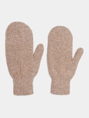Варежки женские, из шерсти яка
