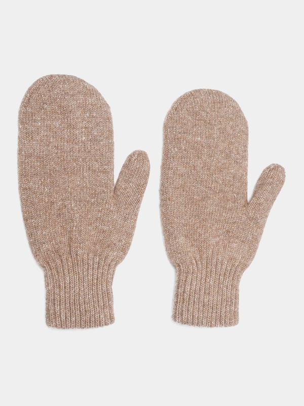 Варежки женские, из шерсти яка