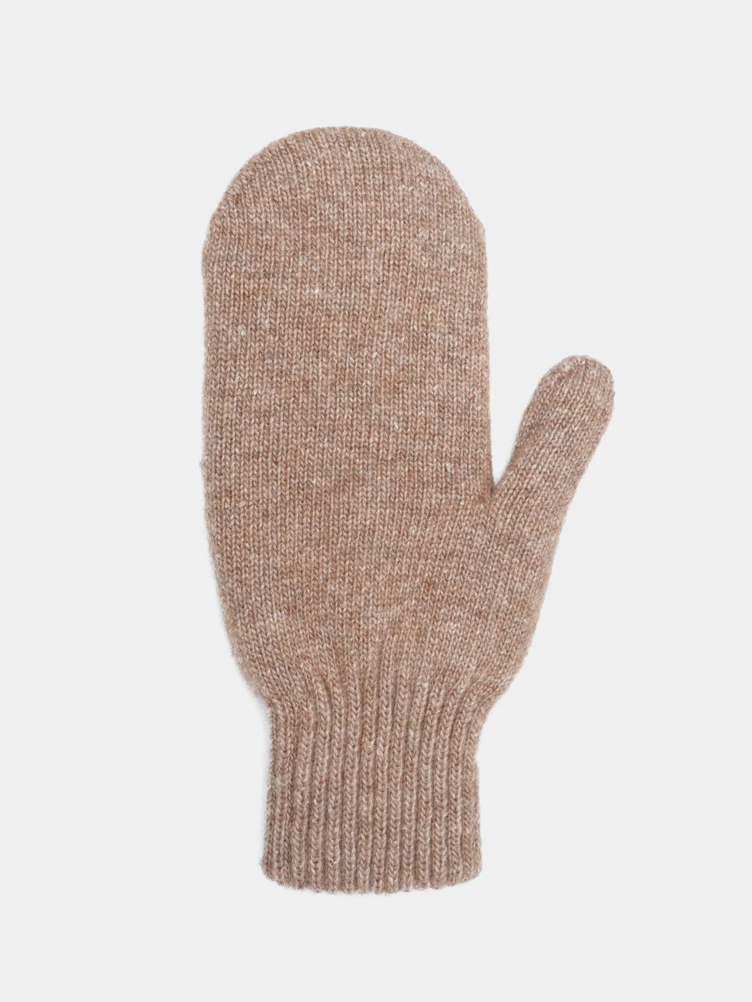 Варежки женские, из шерсти яка