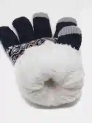Хром зимние утепленные перчатки для сенсорных экранов c новогодним дизайном