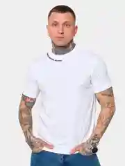 Белый футболка мужская, с принтом