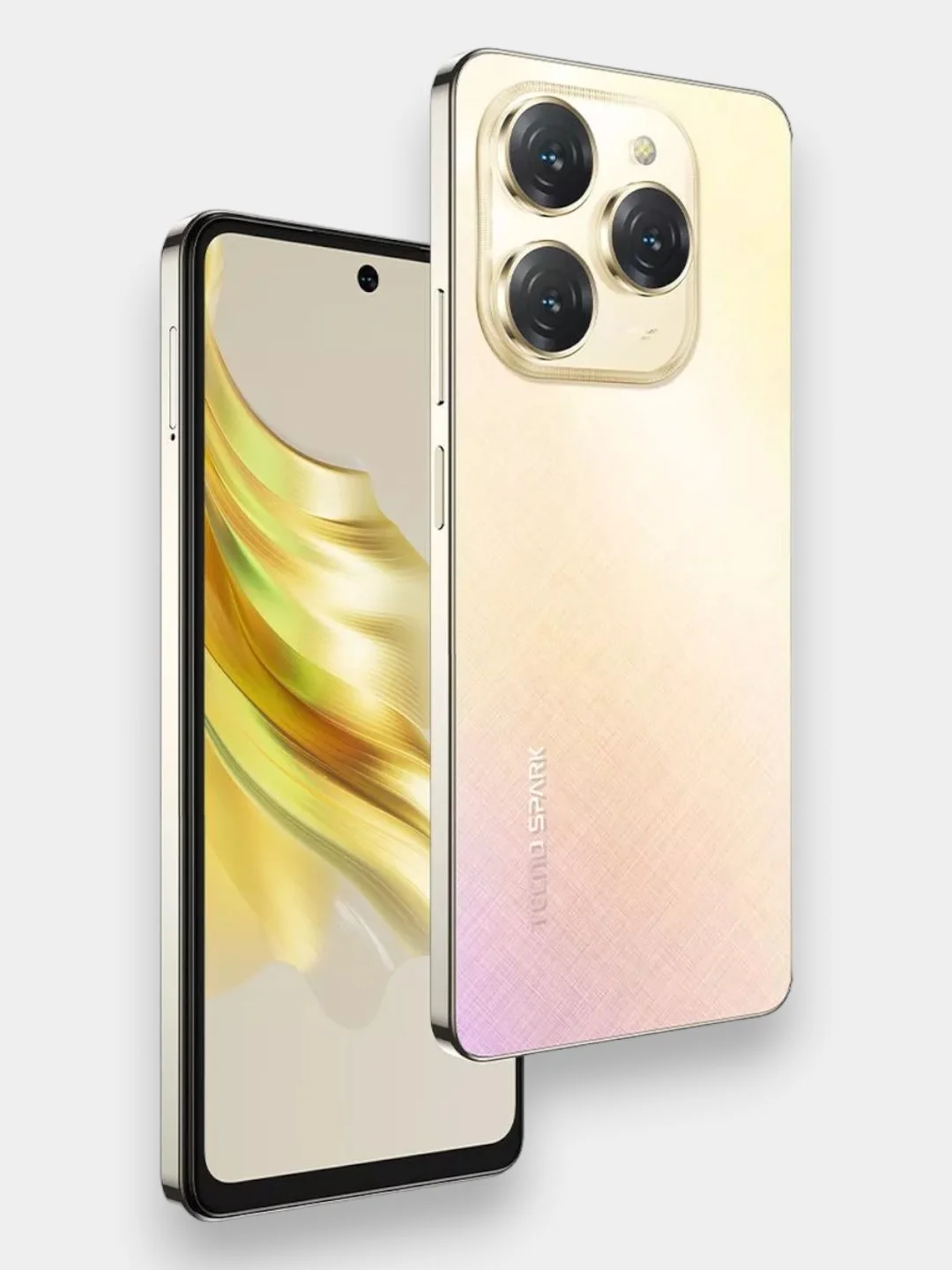 Золотой смартфон Tecno spark 20 pro 12+9 / 256Gb