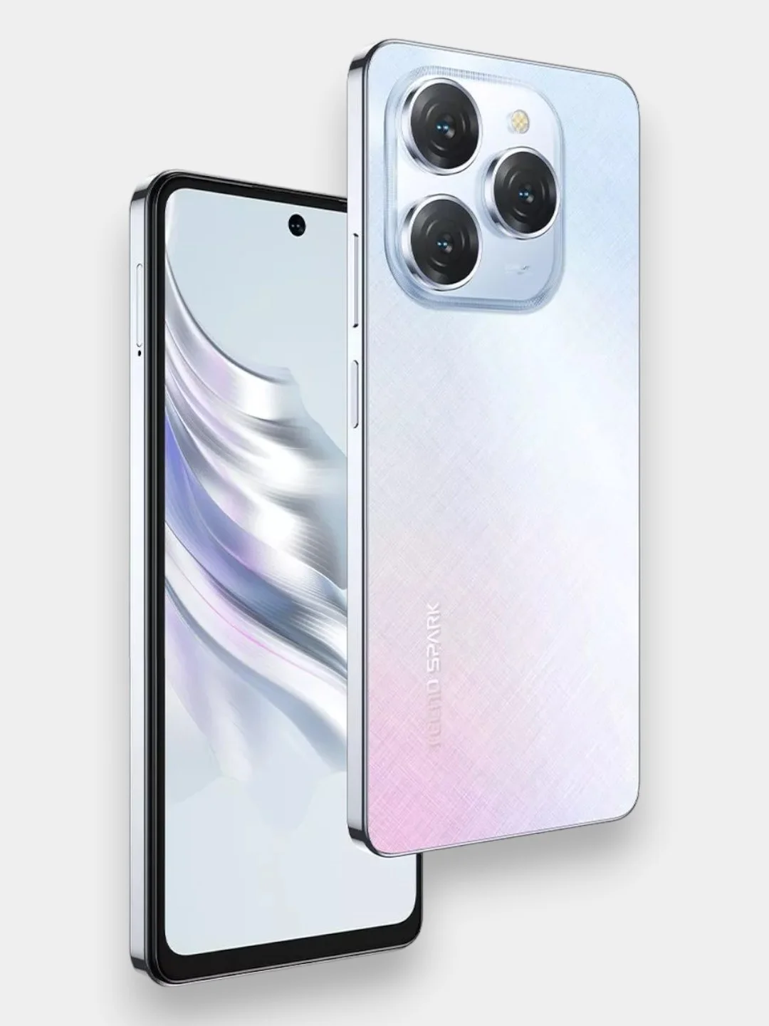 Белый смартфон Tecno spark 20 pro 12+9 / 256Gb