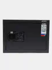 Серый мебельный сейф для денег и  ценностей  AIKO Т-250 EL