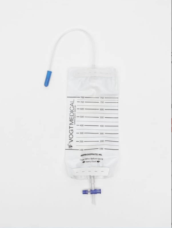 Мочеприемники Vogt Medical, одноразовый, стерильный, ножной, 750 мл, 3 штуки