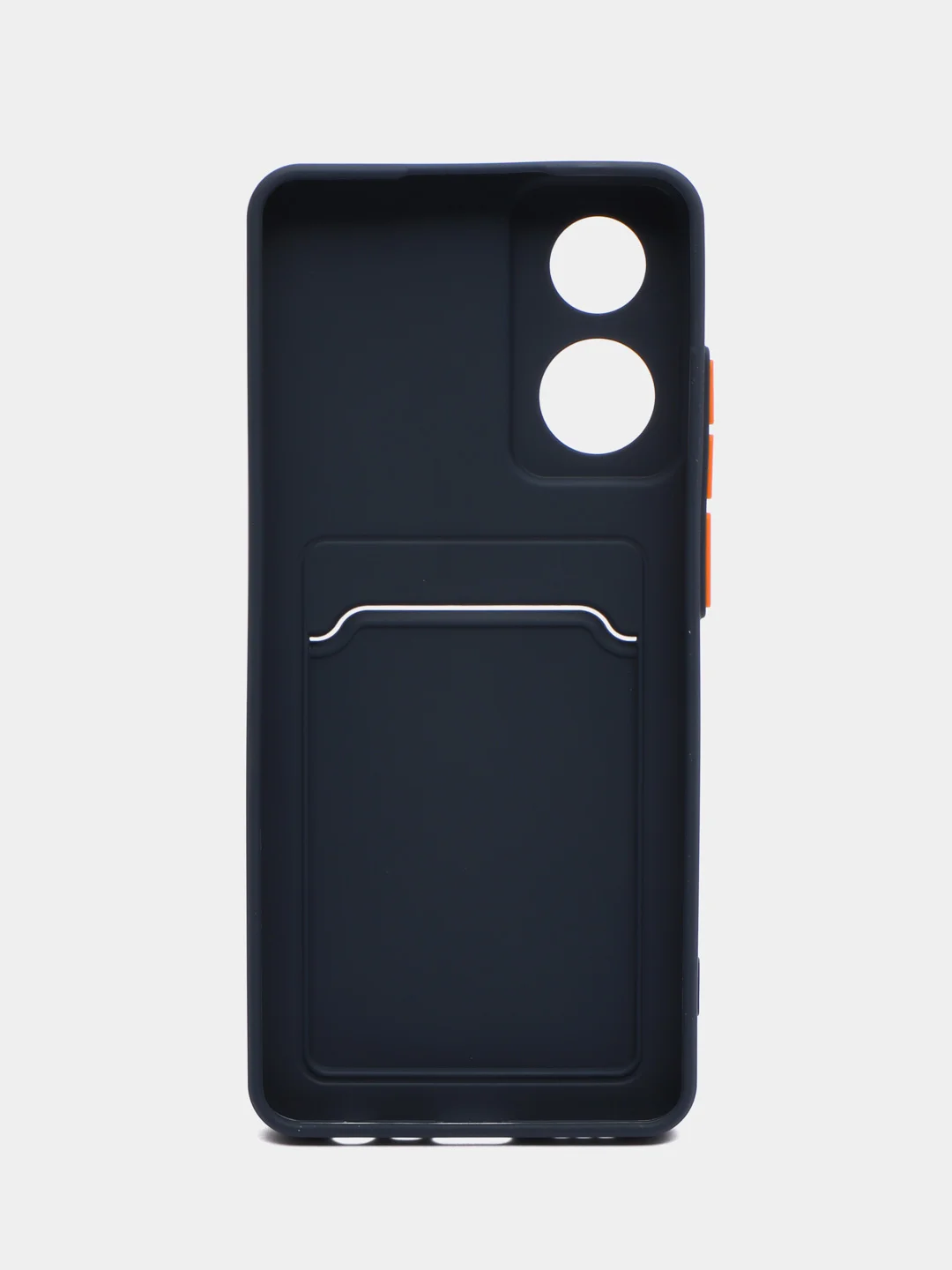 Морской силиконовый чехол для OPPO A78 (Оппо А78) с карманом для карт, прозрачный