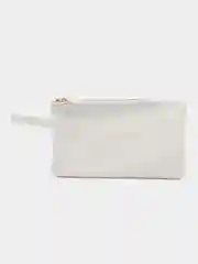 Белый косметичка эко кожа