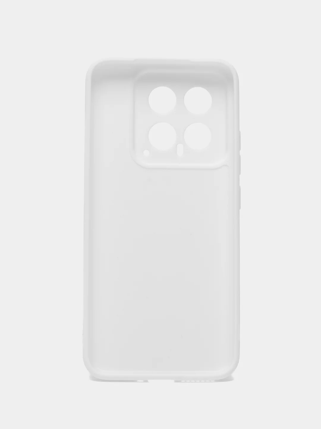 Белый чехол для Xiaomi 14 ( Сяоми 14 ) силиконовый , прозрачный