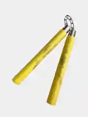 Желтый нунчаки для тренировок + чехол