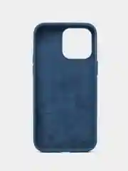 Синий меланж чехол Silicone Case для iPhone 14, 14 Pro, 14 Plus, 14 Pro Max, с закрытым низом