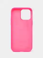 Тёмно-розовый чехол Silicone Case для iPhone 14, 14 Pro, 14 Plus, 14 Pro Max, с закрытым низом