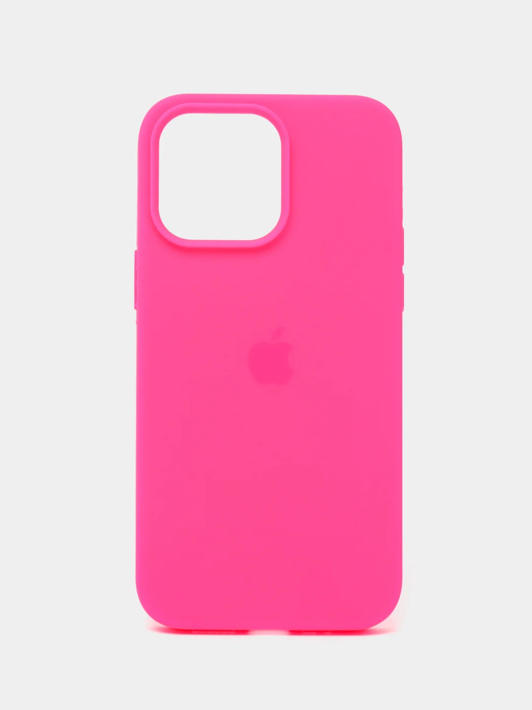 Тёмно-розовый чехол Silicone Case для iPhone 14, 14 Pro, 14 Plus, 14 Pro Max, с закрытым низом