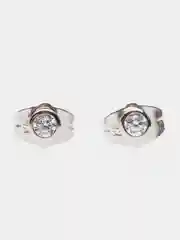 Серебряный серьги-гвоздики из медицинского сплава