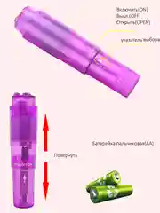 Голубой вибратор женский для клитора/ вибромассажер для женщин, стимулятор для клитора, вагины