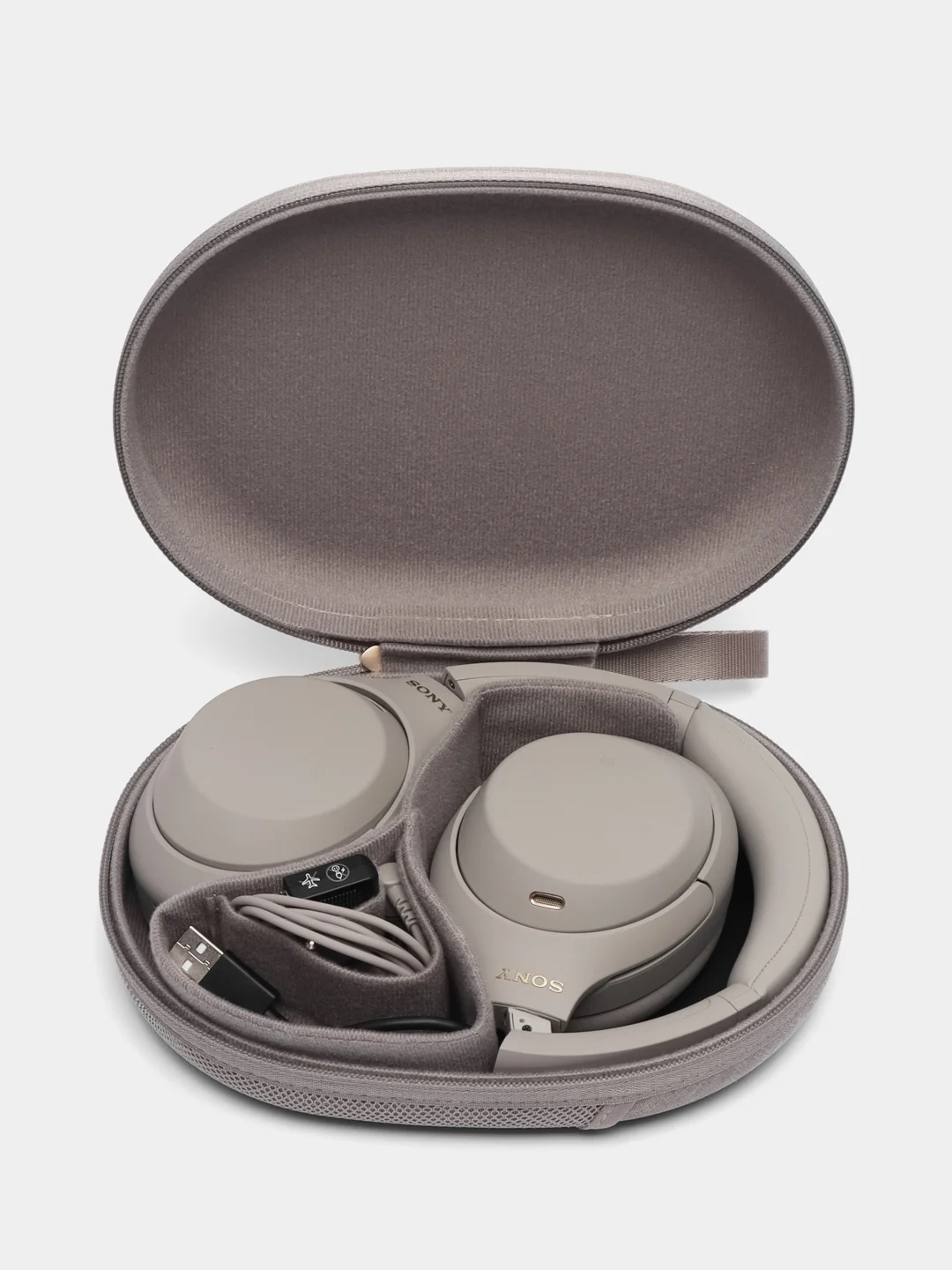 Серебряный беспроводные наушники Sony WH-1000XM4