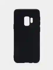 Черный силиконовый цветной чхол для Samsung S9