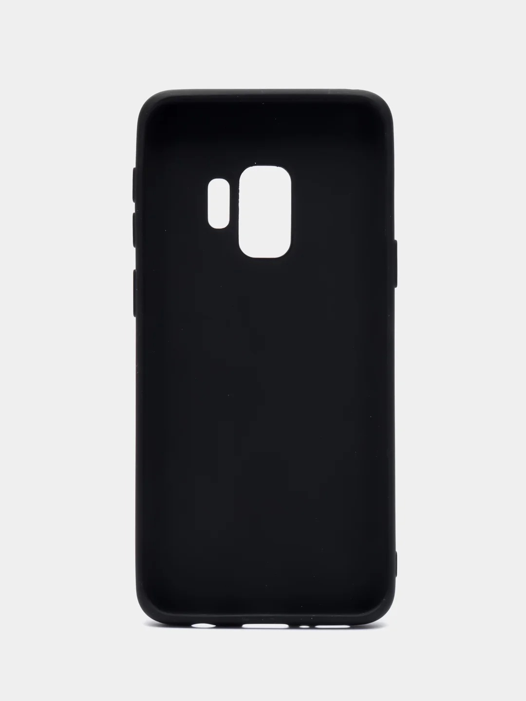 Черный силиконовый цветной чхол для Samsung S9