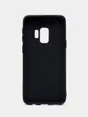 Черный силиконовый цветной чхол для Samsung S9
