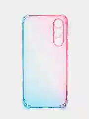 Розовый чехол для Samsung Galaxy A54 противоударный силиконовый ROSCO, прозрачный, усиленные углы