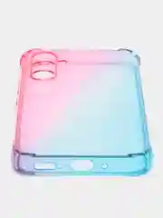 Розовый чехол для Samsung Galaxy A54 противоударный силиконовый ROSCO, прозрачный, усиленные углы